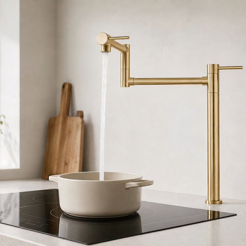 NOVEL Kitchen Faucet, Brushed Gold