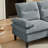 86.22" Chenille Sectional Sofa With Ottoman-30534545