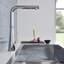 Robinet de cuisine à poignée simple Zedra-44218813