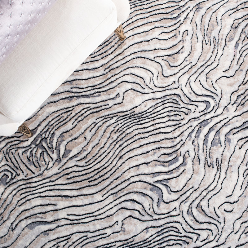 Ahnalise Performance Abstract Rug, Runner 2'2" x 9'