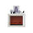 White Solid Wood Electric Fireplace