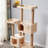 6 Tiers Cat Tree with Condons,Perch,Scratching Posts