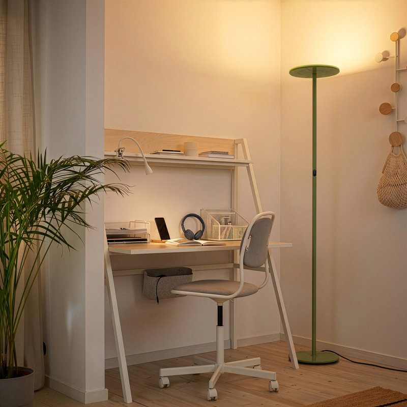 Lampe torchère sur pied verte 63 po Sky, Green