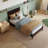 Amandah Low Profile Solid Wood Panel Bed-1063239665-1063239674