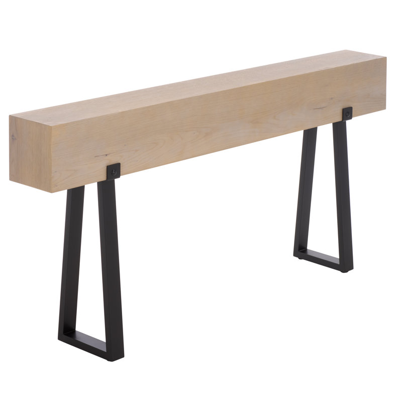 Vonette Steel Leg Console, Natural