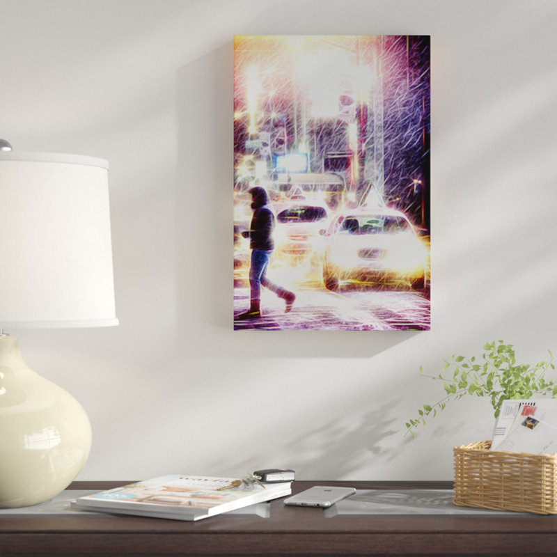 «Snow Storm», impression sur toile, H 40 po x l 26 po x P 1,5 po, Pas de tapis, Toile tendue
