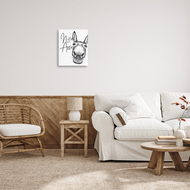 «Animal Humor Nice Ass Donkey Bathroom» par Ziwei Li - impression, H 20 po x l 16 po