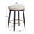 24.75'' Modern Counter Stools Set Of 4,White Counter Stools With Iron Frame,Sponge Cushion,Footrest,Suitable For Kitchen/Bedroom/Dining Room.-1245526734-1245526732