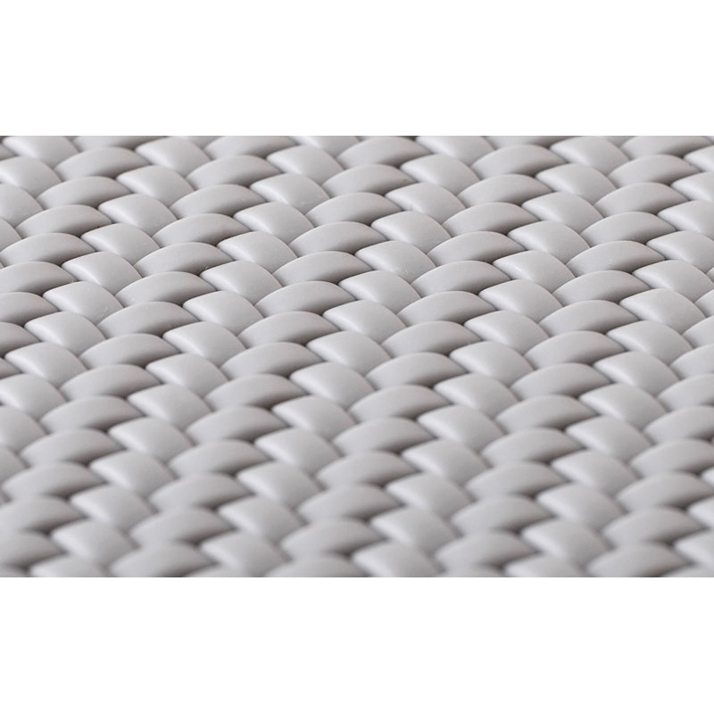 11.7" X 11.8" Glass Basketweave Mosaic Tile, Gray