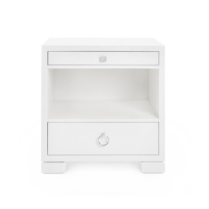Frances 2 - Drawer Nightstand, White