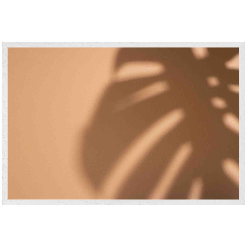 Boalsburg Monstera Shadow - 6 Piece Single Picture Frame Print, 41cm H x 61cm W x 4cm D, White