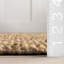 Tapis campagnard naturel en jute tissé à plat à la main Isalena-1262263994