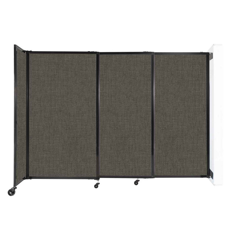 Cloison coulissante 5 pi, H 60 po x l 86 po x P 33 po, Moka