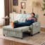 Canapé-lit rembourré convertible pour lit double-1212052904