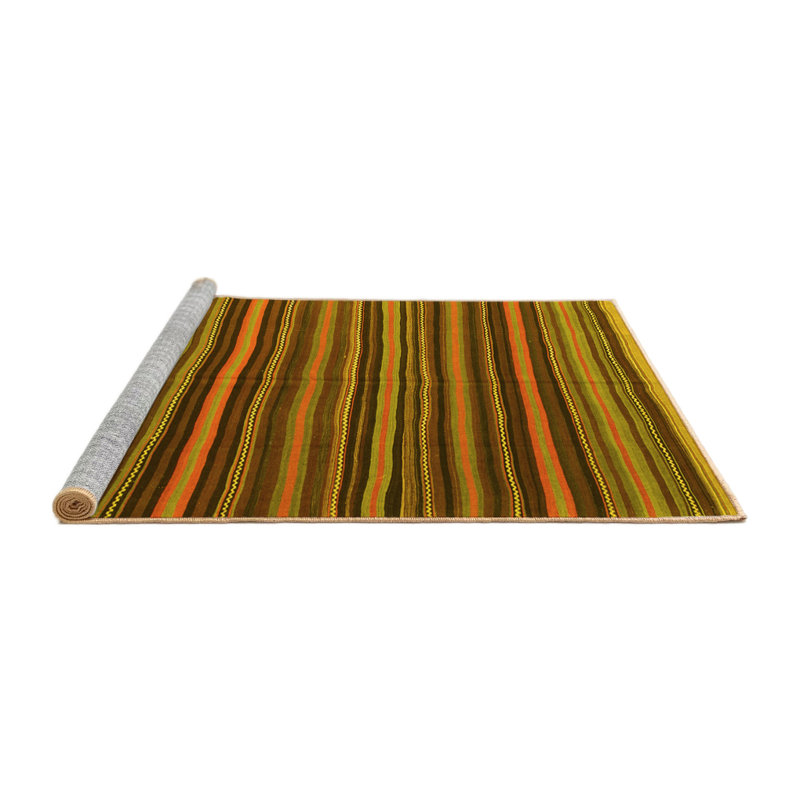 Langelihle Washable Southwestern Indoor Rug, Round 6'