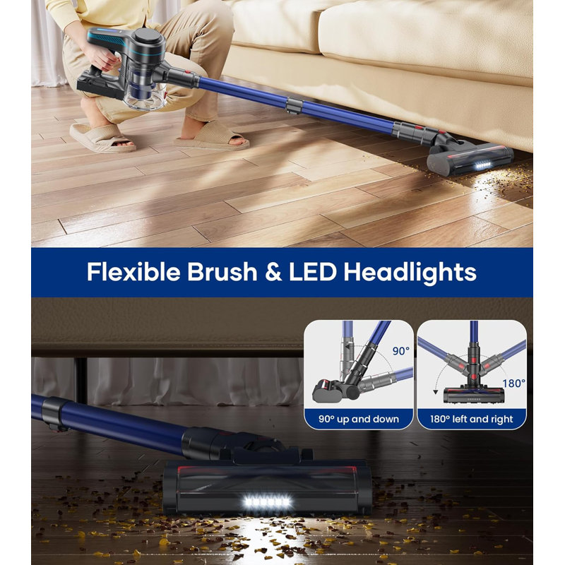 Balai aspirateur sans fil ORFeld, Bleu