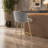 Mykaylah Velvet Barstool with Metal Armrests and Rectangular Footrest-325639958