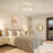 Arachne 19.7" Fabric Flush Mount Ceiling Fan with Dimmable LED Light 6-Speed Quiet Reversible DC Motor Timer and Remote Control-851526885-851526884-851526887