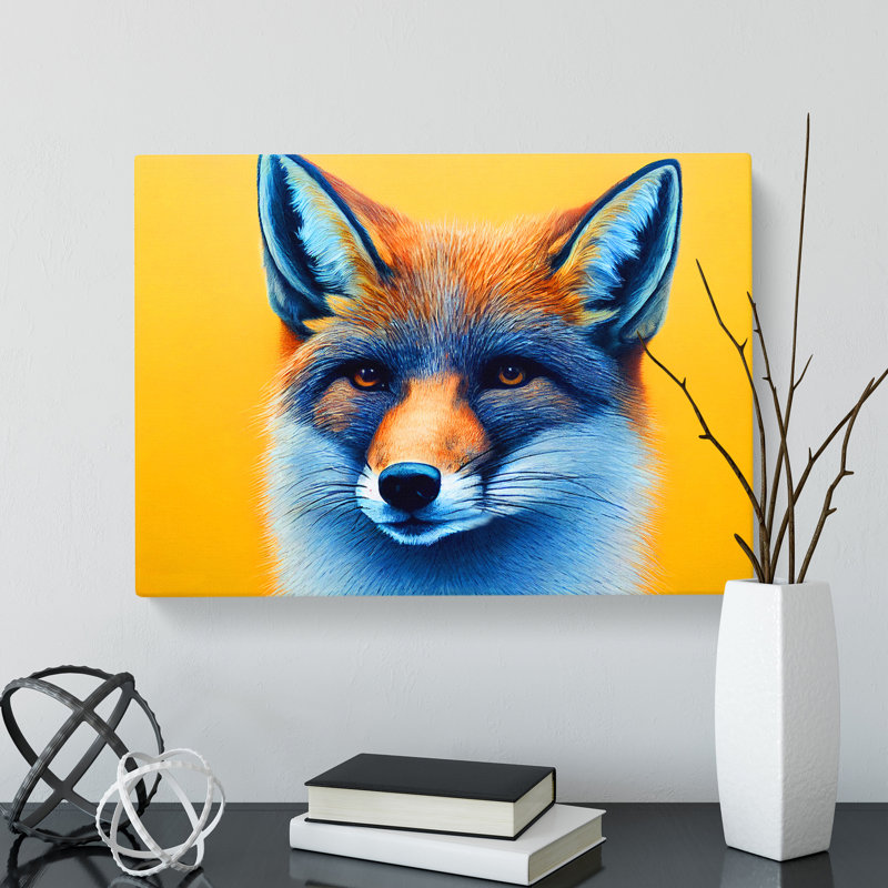 Classic Fox - Wrapped Canvas, 35cm H x 50cm W x 3cm D
