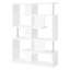 Bibliothèque géométrique élégante et élégante, une solution de rangement polyvalente pour votre maison ou votre bureau.