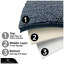 2 Piece Set Rectangle/U-shaped Bath Mat-19840760