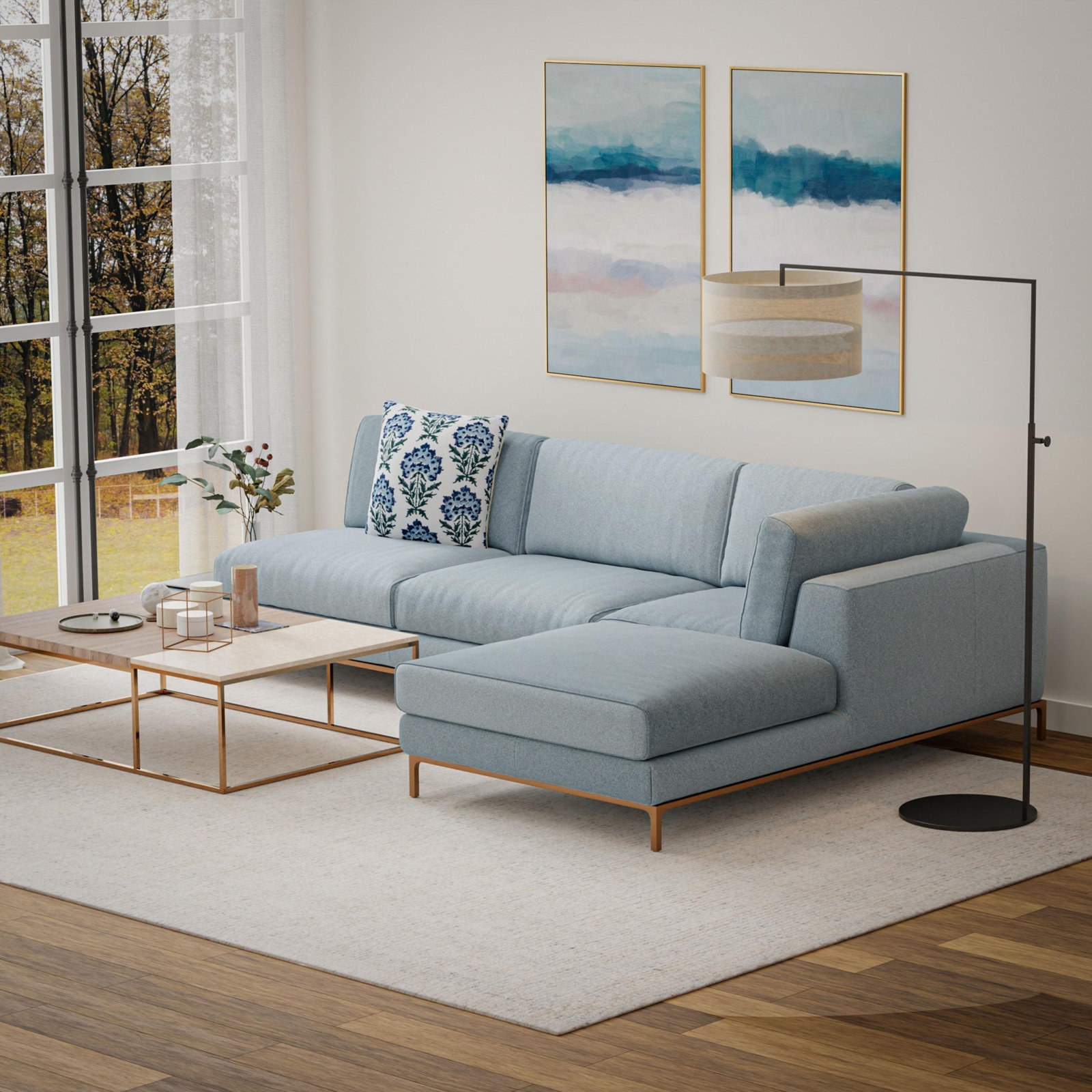 Hand-Tufted Wool Rug, Rectangle 9' x 12'