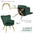 Bakhyt 25" Wide Upholstered Curved Back Armchair-985598965-985598954