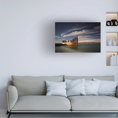 Torsteinn H. Ingibergsson Shipwreck Canvas Art