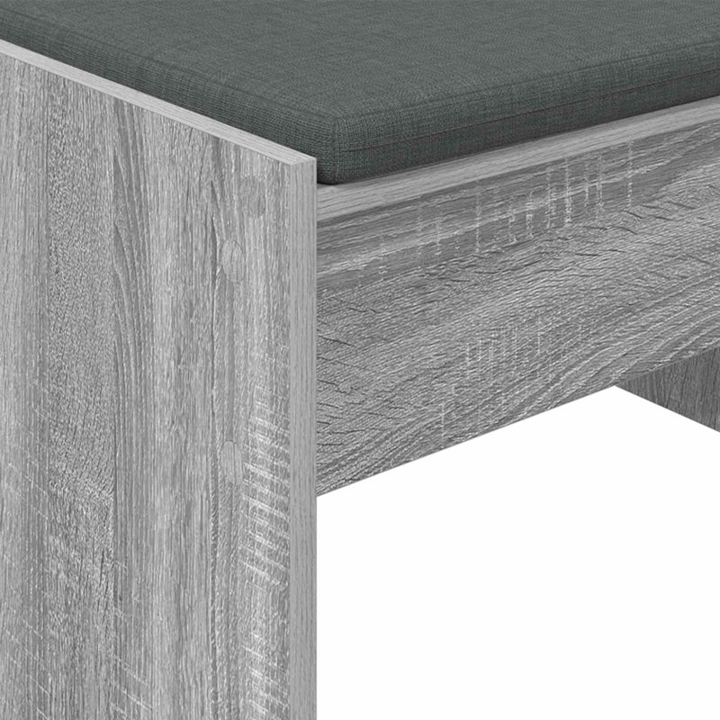 Bench, 40cm H x 63cm W x 38cm D, Grey Sonoma