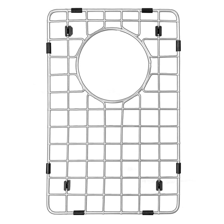 Karran 9 In. X 14 In. Stainless Steel Bottom Grid Fits Small Bowl on Qt-721 and Qu-721