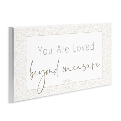 Plaque murale Minimal Lived Beyond Mesure, design par Janice Gaynor