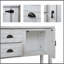 Console de 46 po en bois massif avec 2 tiroirs, armoires et tablette inférieure, armoire de rangement pour salle à manger de style rétro-1136796754-1136796764-1136796765
