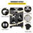 Lechiaro Square Steel Wood Burning Smokeless Fire Pit-160666432