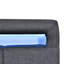 Lit plateforme simple tapissier avec 2 tiroirs de rangement, moderne et élégant-947966630