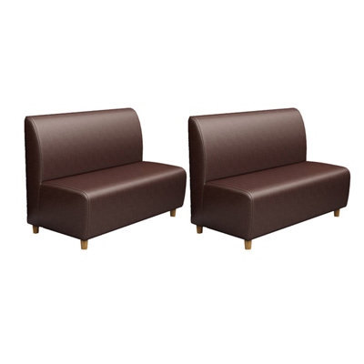 Faux Leather Upholstered Bench