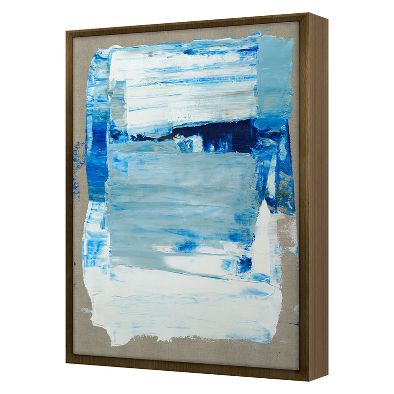 Blur 29 Print by Ngo, PC, 40" H x 28.5" W, Gold Framed Canvas
