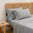 BESTOUCH Sheet Set 100% Washed Cotton Linen Feel Lightweight-115162036-115162037