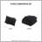 Premium King Bedding Set, Faux Fur Comforter, Modern Velvet Back