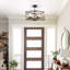 4 - Light Dimmable Farmhouse Unique Design Adjustable Chandelier