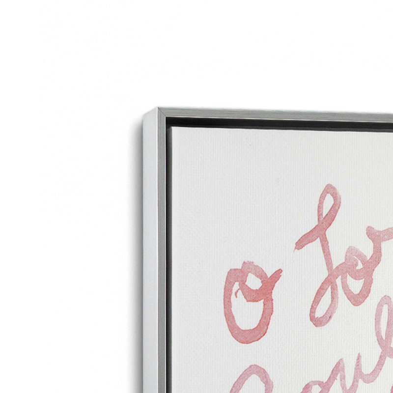 «O Lord Let My Soul Rise» par Jessica Mingo, reproduction d'art, L 30 x H 40, Toile avec cadre, Silver