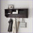 Entryway Coat Rack Wall Mounted with Storage Shelf, 38.6” W, Espresso Finish, 4 Dual Hooks | MDF | Traditional