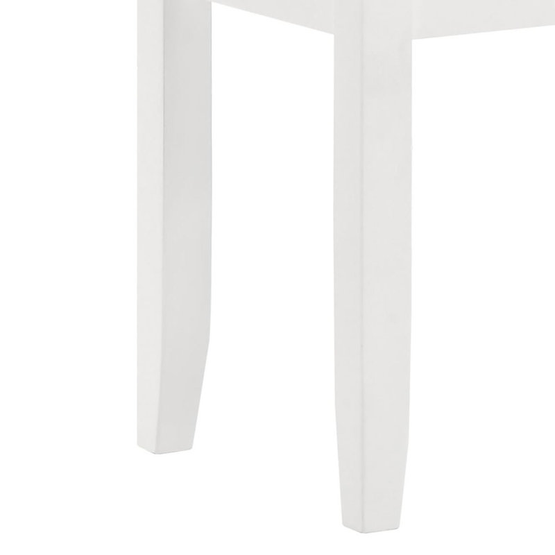 Tabouret de coiffeuse avec siège rembourré, Gris