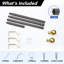Tringle à rideau décorative robuste de 1 pouce de diamètre facile à installer-387218496-387218615
