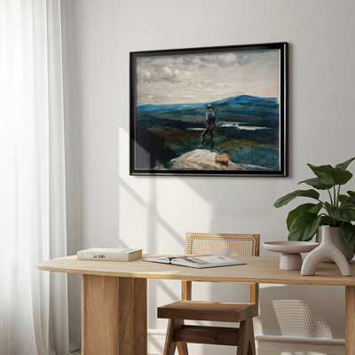 View from the Mountain (or The Guide)-Winslow Homer-Framed Gallery Wrapped Canvas-c. 1890s
