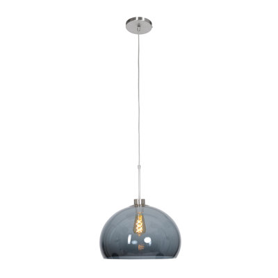 Soule 1 - Light Grey Dome Pendant