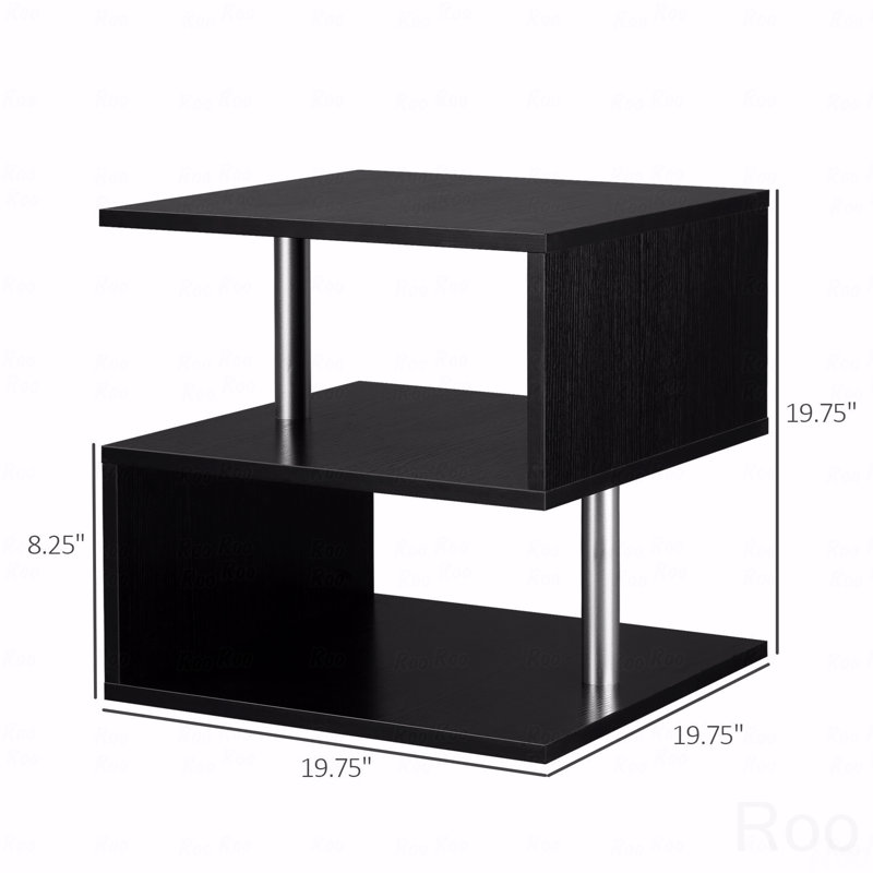 20 po Table d'appoint moderne 20 po