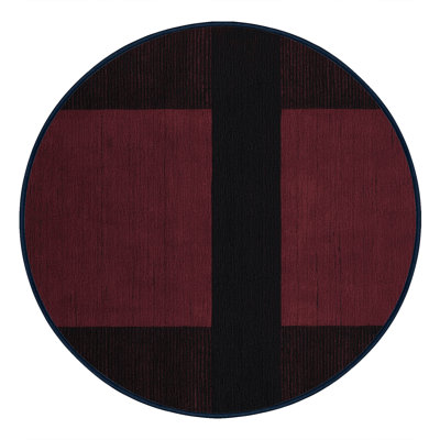 Tapis damier noir lavable à la machine
