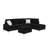 102'' Upholstered Sectional Sofa with Ottoman-525954925