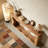 Farmhouse Console Table Entryway Table Couch Table Behind Sofa-573421729
