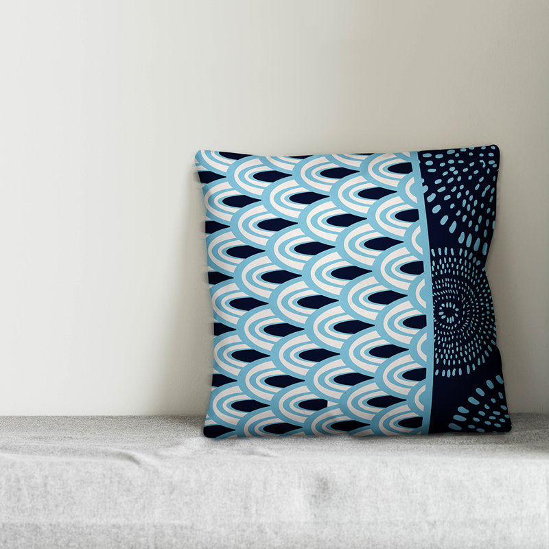  Coussin extérieur Scallops